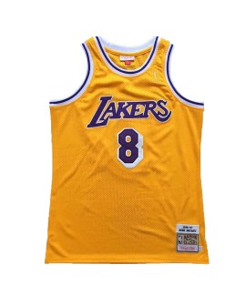Herren NBA Swingman Los Angeles Lakers Bryant No. 8 Jersey gelb 1996/97