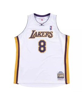 Los Angeles Lakers Kobe Bryant No. 8 Mitchell&Ness Herren Weiß 2003-04 Hartholz Classic Jersey