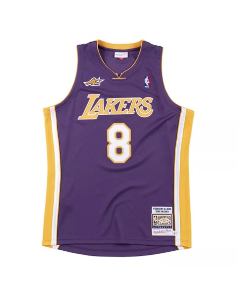 Los Angeles Lakers Kobe Bryant No. 8 Mitchell&Ness Herren Lila 00-01 Hartholz Classic Jersey