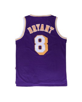 NBA Los Angeles Lakers Kobe Bryant No. 8 Adidas Lila Swingman Trikot für Herren
