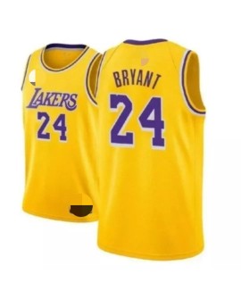 Los Angeles Lakers No. 24 Kobe Bryant Gelbes Swingman Trikot für Herren