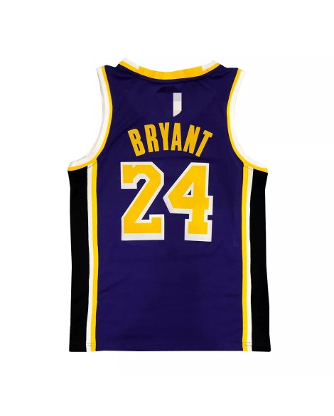 2020/21 Los Angeles Lakers Kobe Bryant No. 24 Swingman Men's Lila Shirt mit Disclaimer Edition