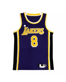 2020/21 Los Angeles Lakers Kobe Bryant No. 8 Swingman Men's Lila Shirt mit Disclaimer Edition