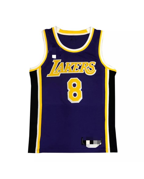 2020/21 Los Angeles Lakers Kobe Bryant No. 8 Swingman Men's Lila Shirt mit Disclaimer Edition