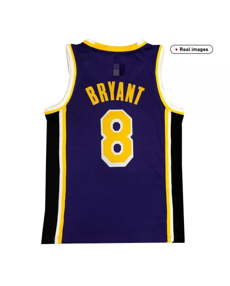 2020/21 Los Angeles Lakers Kobe Bryant No. 8 Swingman Men's Lila Shirt mit Disclaimer Edition