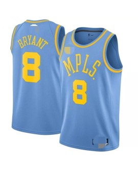 Minneapolis Lakers Kobe Bryant No. 8 Hellblau Swingman Herren Sweatshirt mit Classic Edition