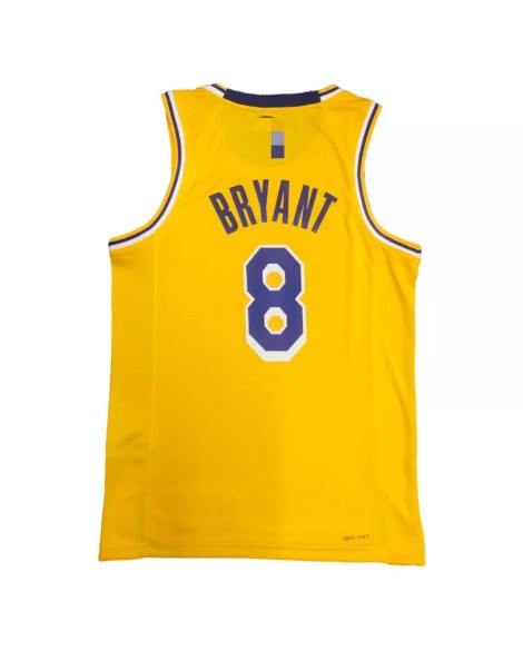 Los Angeles Lakers Kobe Bryant No. 8 Gold Medal 2021 Diamond Herren Swingman Shirt mit Icon Edition