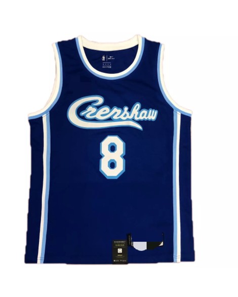 Los Angeles Lakers 2020 Kobe Bryant No. 8 Royal Trikot mit Hartholz Classic