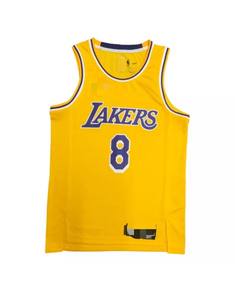Los Angeles Lakers Kobe Bryant No. 8 Gold Medal 2021 Diamond Herren Swingman Shirt mit Icon Edition