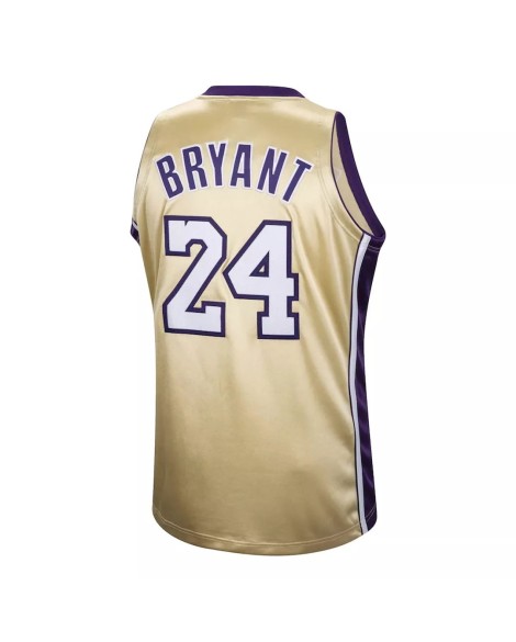 Los Angeles Lakers Kobe Bryant No. 24 Mitchell&Ness 2020 Gold Medal Hall of Fame Herren Shirt