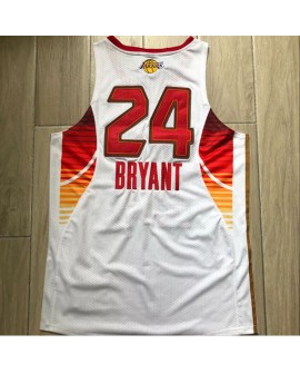Kobe Bryant No. 24 NBA All Star Swingman Retro Shirt Weiß 2009