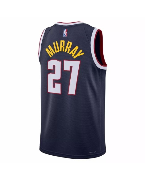 Denver Nuggets No. 27 Jamal Murray Nike Navy 2022/23 Herren Swingman Shirt mit Icon Edition
