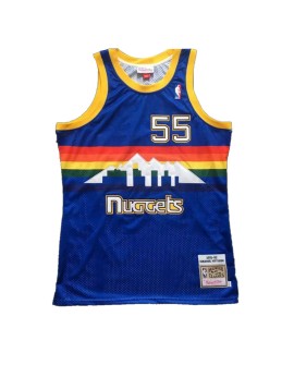 Denver Nuggets Mutombo 55 Mitchell&Ness Blau 1991/92 Swingman NBA Trikot für Herren