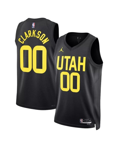 Jordan Clarkson Utah Jazz Swing Herren Sweatshirt Jordan Brand Schwarz 2022/23 Disclaimer Edition