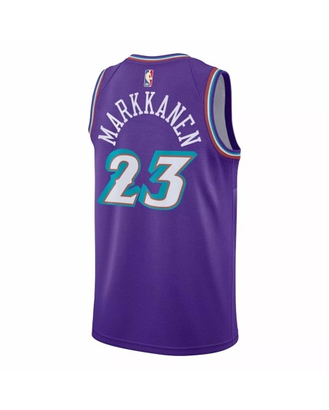 Herren Nike Purple 2022/23 Swingman Lauri Markkanen Utah Jazz No. 23 Jersey mit Classic Edition