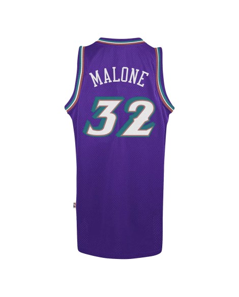 Herren NBA Swingman Utah Jazz Karl Malone 32 Adidas Purple 1996/97 Trikot