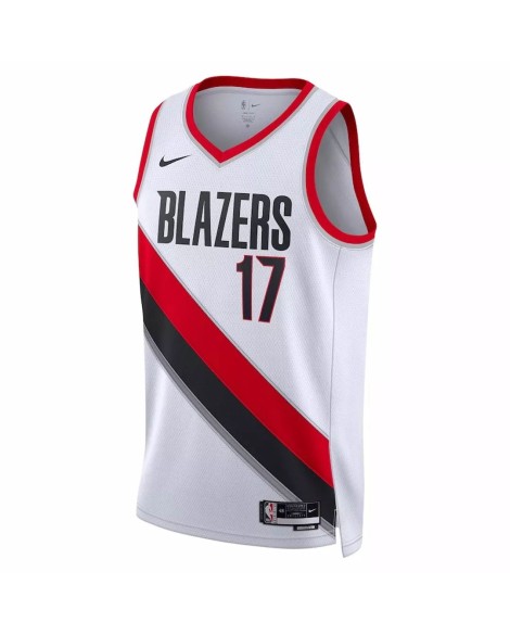 Herren Portland Trail Blazer Shadedon Sharpe 17 White 2022/23 Swingman Sweatshirt mit Assoziation Edition