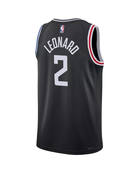 Nike Herren Swingman La Clippers Kawhi Leonard Schwarz 2022/23 Hemd für Herren
