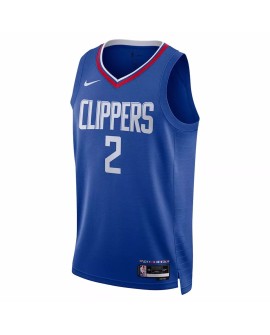 Nike Royal 2022/23 Herren Swingman La Clippers Kawhi Leonard No.2 Shirt mit Icon Edition