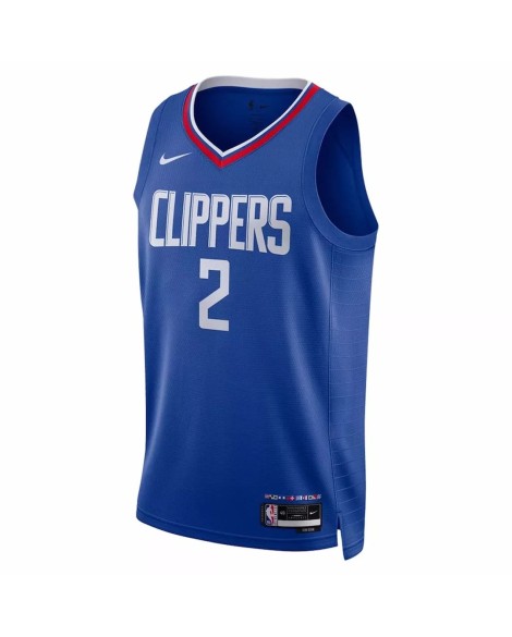 Nike Royal 2022/23 Herren Swingman La Clippers Kawhi Leonard No.2 Shirt mit Icon Edition