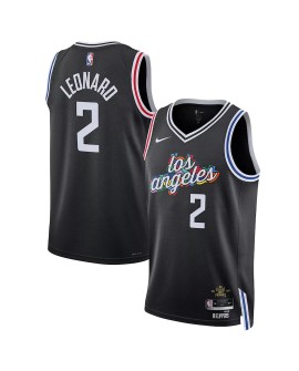 Nike Herren Swingman La Clippers Kawhi Leonard Schwarz 2022/23 Hemd für Herren