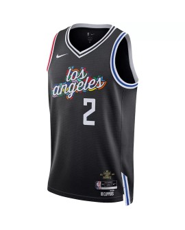 Nike Herren Swingman La Clippers Kawhi Leonard Schwarz 2022/23 Hemd für Herren