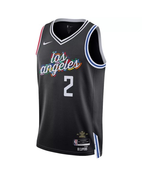 Nike Herren Swingman La Clippers Kawhi Leonard Schwarz 2022/23 Hemd für Herren