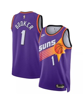 Nike Phoenix Suns Devin Booker Herren-Hemd in Lila 2022/23 Swingman mit Classic Edition