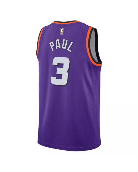 Herren Nike Phoenix Suns Chris Paul No. 3 Lila 2022/23 Swingman Shirt