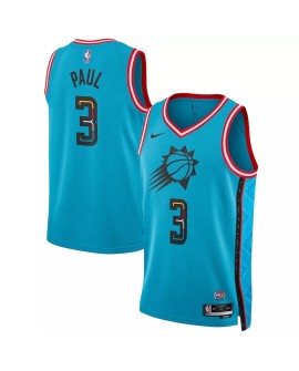 Herren Nike Swingman Phoenix Suns Chris Paul No.3 Türkis 2022/23 City Edition