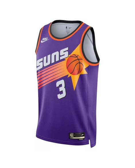 Herren Nike Phoenix Suns Chris Paul No. 3 Lila 2022/23 Swingman Shirt