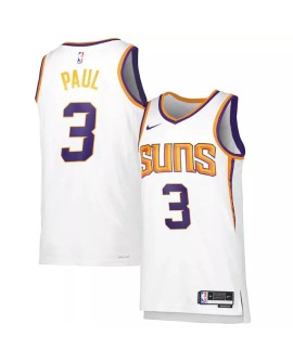 Swingman Phoenix Suns Chris Paul Herren 22/23 Weiß No. 3 Shirt mit Association Edition
