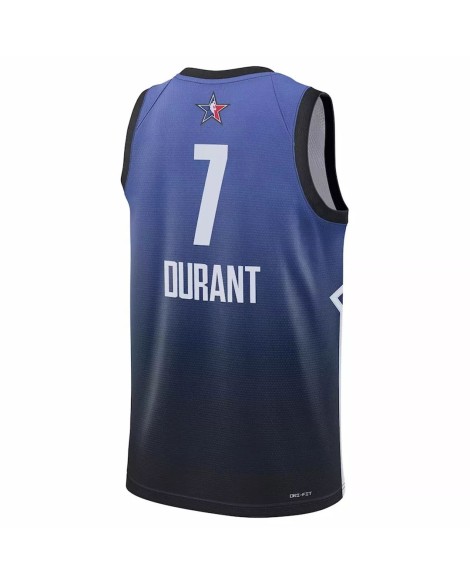 Kevin Durant J7 Jordan Brand 2023 NBA Herren All Star Game Blau Shirt