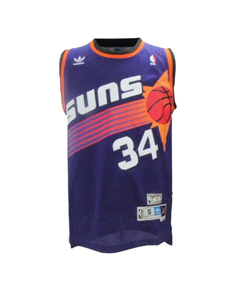 Nike Violet Phoenix Suns Charles Barkley Herren NBA Swingman 34 Trikot