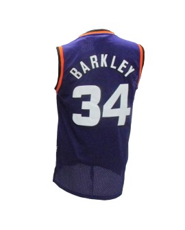 Nike Violet Phoenix Suns Charles Barkley Herren NBA Swingman 34 Trikot