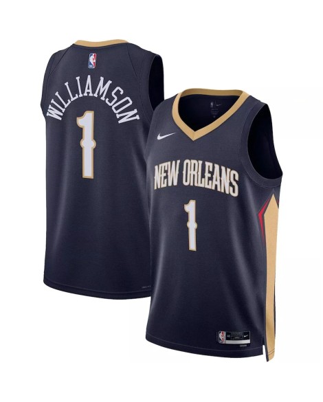 New Orleans Pelicans Herren Jersey Zion Williamson No.1 Navy 22/23 Icon Edition