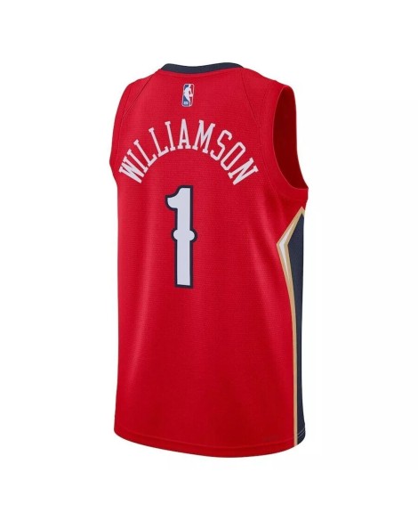 New Orleans Pelicans Red 22/23 Jordan Brand No.1 Jordan Brand Herren Sweatshirt mit Disclaimer Edition