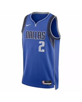 Herren Nike Swingman Dallas Mavericks Kyrie Irving 2022/23 Blau No.2 Shirt mit Icon Edition