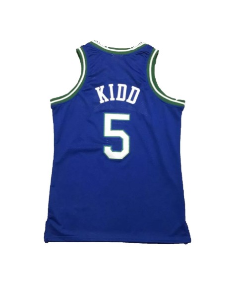 NBA Swingman Dallas Mavericks Kidd No. 5 Mitchell&Ness Blau 1994/95 Trikot für Herren