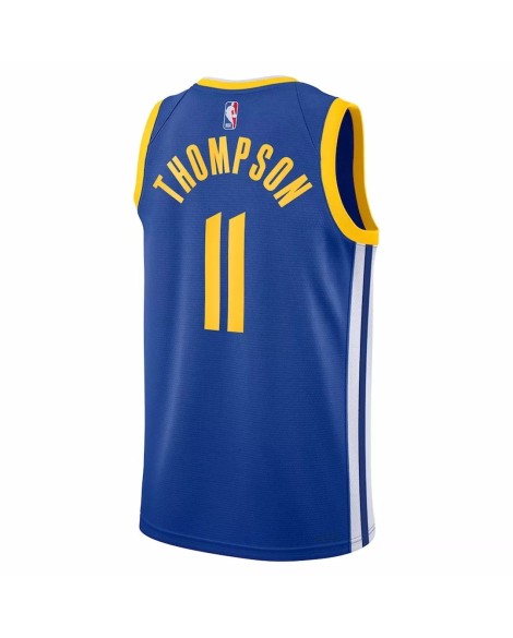 Herren Nike Royal 2022/23 Golden State Warriors No. 11 Swingman Klay Thompson Trikot mit Icon Version