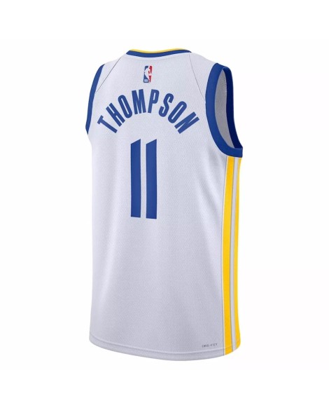 Herren Klay Thompson No. 11 Weißes Swingman Shirt für Golden State Warriors 2022/23- Association Edition