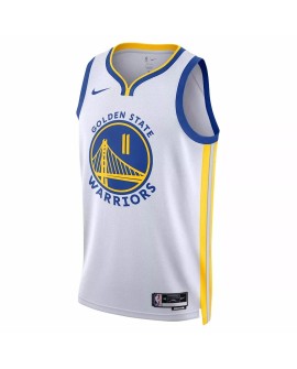 Herren Klay Thompson No. 11 Weißes Swingman Shirt für Golden State Warriors 2022/23- Association Edition