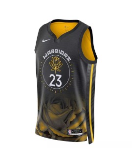 Herren Nike Schwarz 2022/23 Swingman Golden State Warriors Draymond Grün No. 23 Trikot upCity Edition