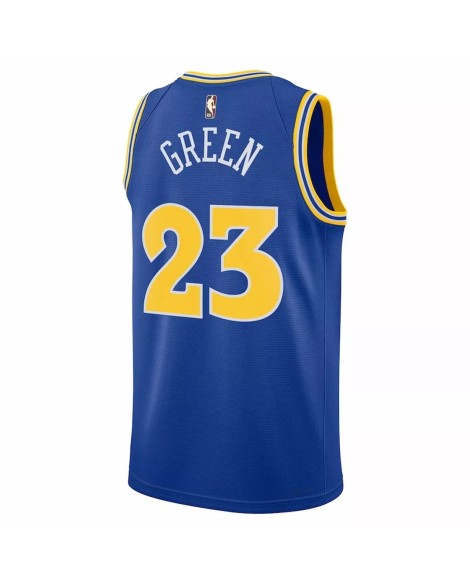 Herren Swingman Golden State Warriors Draymond Green No. 23 Royal 2022/23 Spieler-Shirt mit Kapuze
