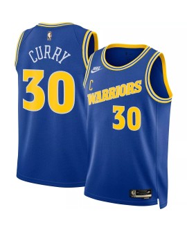 Herren Stephen Curry No. 30 Royal 2022/23 Golden State Warriors Swingman Spieler Shirt mit Classic Edition
