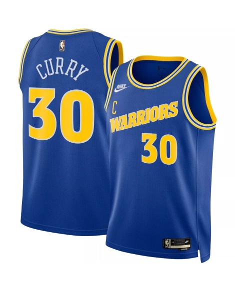 Herren Stephen Curry No. 30 Royal 2022/23 Golden State Warriors Swingman Spieler Shirt mit Classic Edition