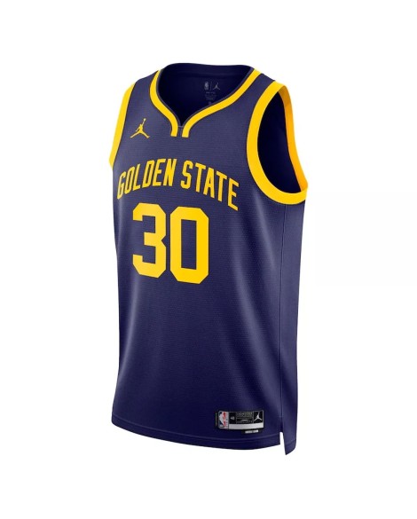 Herren Golden State Warriors Stephen Curry 2022/23 Jordan Brand Blue Swingman No. 30 Trikot für Herren Disclaimer