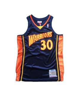 Mitchell&Ness NBA Swingman 2009/10 Golden State Warriors Curry No. 30 Jersey blau