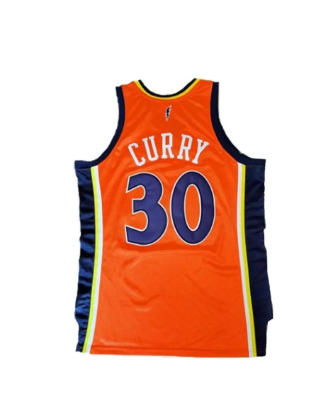Mitchell&Ness Herren 2009/10 Golden State Warriors Curry Orange Swingman NBA Trikot