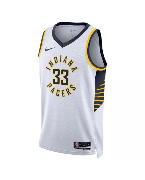 Herren Nike White 2022/23 Indiana Pacers mit Swingman Shirt für Herren
